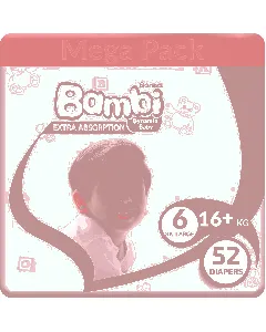 Sanita Bambi Baby Diapers Mega (6) 52-46*2 C