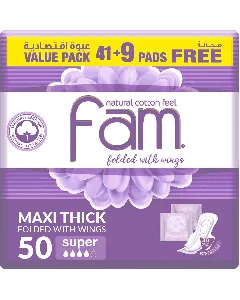 Fam Female Napkins Folded With Wings Compressed Large 9+41*6 C