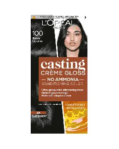 Loreal Hair Color Casting Creme Gloss No Ammonia Black 100