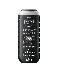 Nivea Shower Gel Men Active Clean 250 Ml