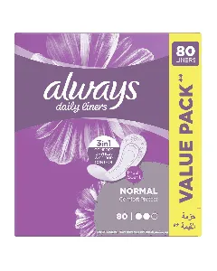 Always Daily Liner Fresh Scent Comfort Protect Normal 80*4C