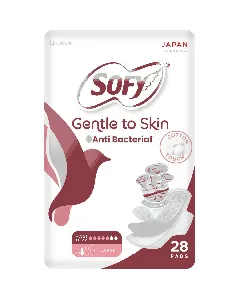Sofy Feminine Napkine Antibacterial Healthy Skin Slim Large 28*6 C