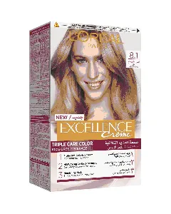 Loreal Hair Color Excellence Creme Light Ash Blonde 8.1