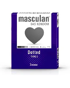 Masculan Condom Dotted 3 P * 16 C