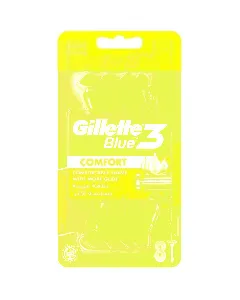 Gillette Blue3 Comfort Disposable Razor (6+2)P*12 C