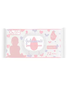 Johnson Baby Wipes Gentle Cleansing All Over Skin 72 P 12C