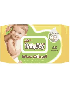 Babyjoy Wet Wipes Kids Thick And Large Scented Alcohol Free 40*12C