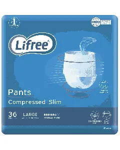 Lifree Adult Diaper Pants Mega Normal Flow Large 36*2 C