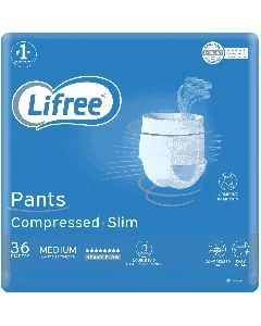 Lifree Adult Diaper Pants Mega Heavy Flow Medium 36*2 C