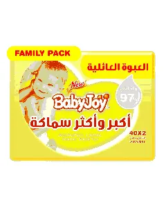 Babyjoy Wet Wipes Kids Thick And Large Scented Alcohol Free 40*2*6C