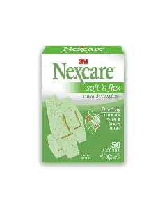 3M Nexcare Soft Flex Bandages Natural Feel Assorted 50P Sf-50D