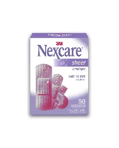 3M Nexcare Sheer Bandages Assorted Size 50 P 658-50
