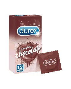Durex Condom Naughty Chocolate Dotted 12 P