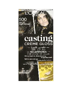 Loreal Hair Color Casting Creme Gloss No Ammonia Light Brown 500