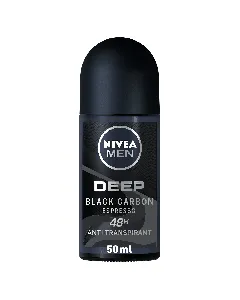 Nivea Deoderant Roll Men Deep Black Carbon 50 Ml