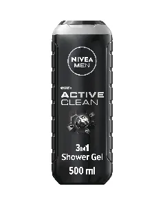 Nivea Shower Gel Men Active Clean 500 Ml