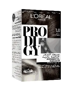 Loreal Hair Color Prodigy No Ammonia With Oil Dark Brown 3.0
