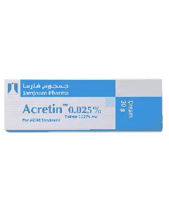 Acretin 0.25% Cream 30 Gm 100 C