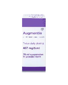 Augmentin 457 Mg /5 Ml Suspension 70 Ml