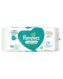 Pampers Baby Wipes Non Scented 56 P*12 C
