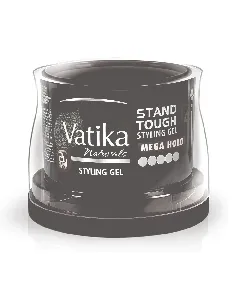 Vatika Hair Styling Gel Stand Touch Mega Hold 250 Ml