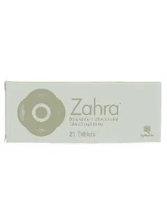 Zahra Contraceptivr Pills Yasmin Generic Tablet 21P