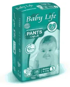 Baby Life Baby Diaper Pants Medium Size (3) 48 P 4 C