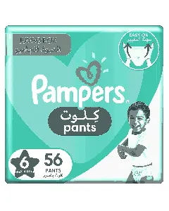 Pampers Baby Diapers Pants Jumbo Box (6) 56 P