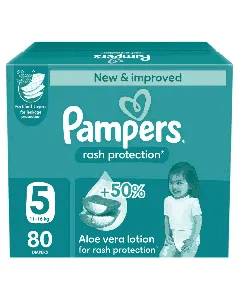 Pampers Baby Diapers Jumbo Box (5) 80 P