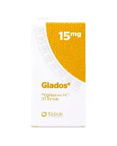 Glados 15 Mg Tablet 30P