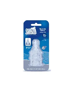 Baby Zone Silicone Nipple Xl Size 3Pcs 8232