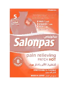 Salonpas Pain Relieving Patch Hot 7Cm*10Cm 5*10 C