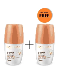 Beesline Deodorant Roll On Whitening Cottoncandy 50 Ml*2P 1+1Free Offer