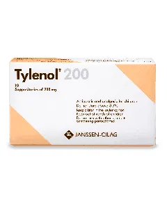 Tylenol 200 Mg Suppository 10P