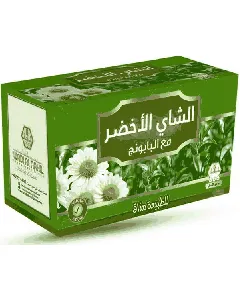 Wadi Al Nahil Green Tea + Chamomil Tea Bag 30 P + 25% Offer