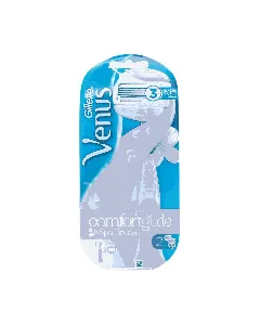 Gillette Venus Comfort Glide Spa Breeze Multi-Use Razor + 2 Blades
