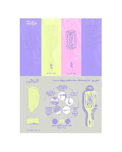 Rose Aroma Flexible Rose Scented Hair Brush 4741