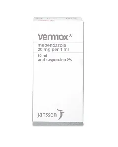 Vermox 2% Suspension 30 Ml