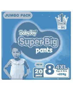 Babyjoy Baby Diapers Pants Jumbo (8) 20*3 C
