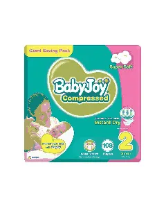 Babyjoy Baby Diapers Giant (2) 108*2 C