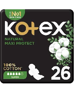 Kotex Female Napkins Maxi Thick Super 26 P 6 C