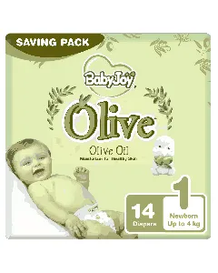 Babyjoy Baby Diapers Olive Premium Savings (1) 14*8 C