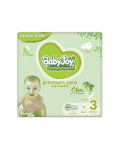 Babyjoy Baby Diapers Olive Premium Savings (3) 11*8 C