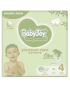 Babyjoy Baby Diapers Olive Premium Savings (6) 7*8 C