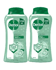 Dettol Shower Gel Fresh 250 Ml 1*2 Offer Pack 35% Off