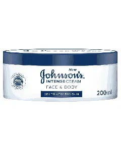 Johnson Intense Face And Body Cream For Dry To Very Dry Skin 200 Ml