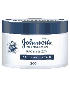 Johnson Intense Face And Body Cream For Dry To Very Dry Skin 300 Ml