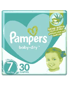 Pampers Baby Diapers Mega (7) 15+ C 30*4 C