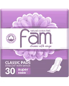Fam Female Napkins Classic With Wings Super 30*6 C