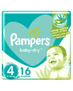 Pampers Baby Diapers (4) 7-18 C 17*6 C